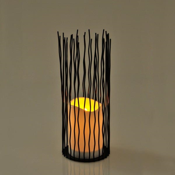 Iluminação decorativa LED exterior NYBORG LED/2xAA 35 cm IP44 branco quente
