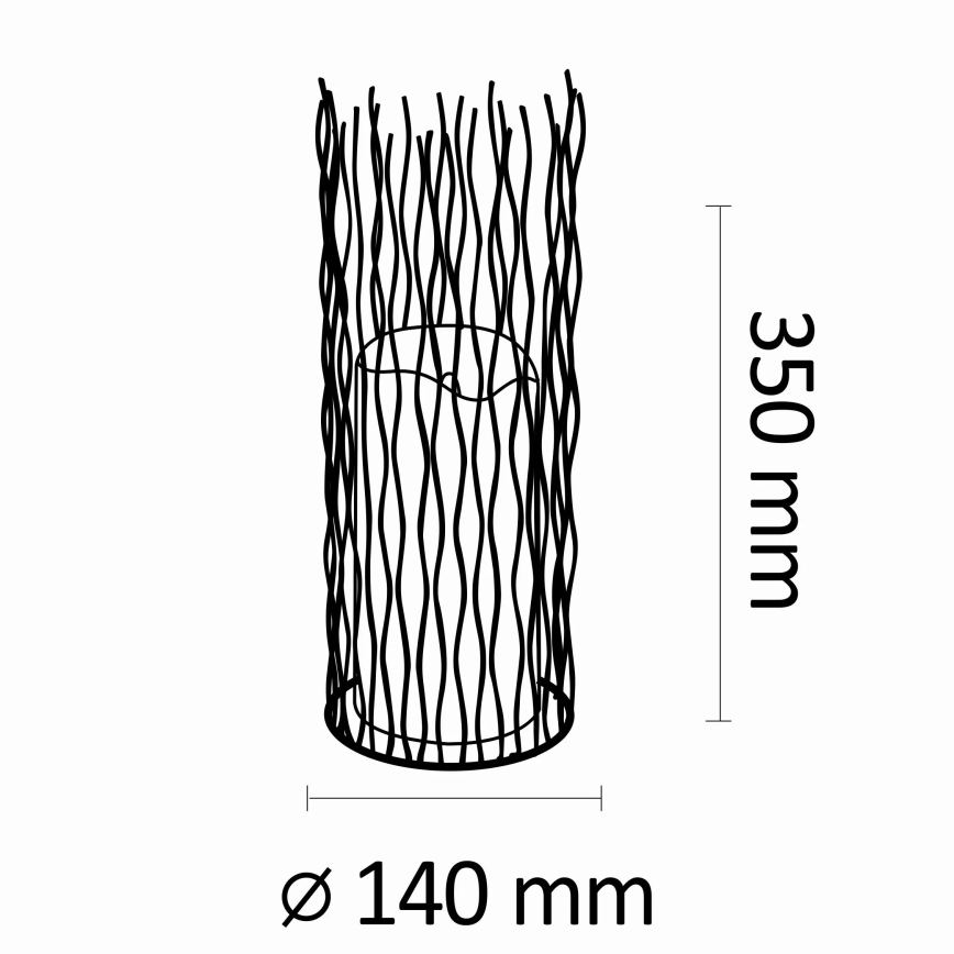 Iluminação decorativa LED exterior NYBORG LED/2xAA 35 cm IP44 branco quente