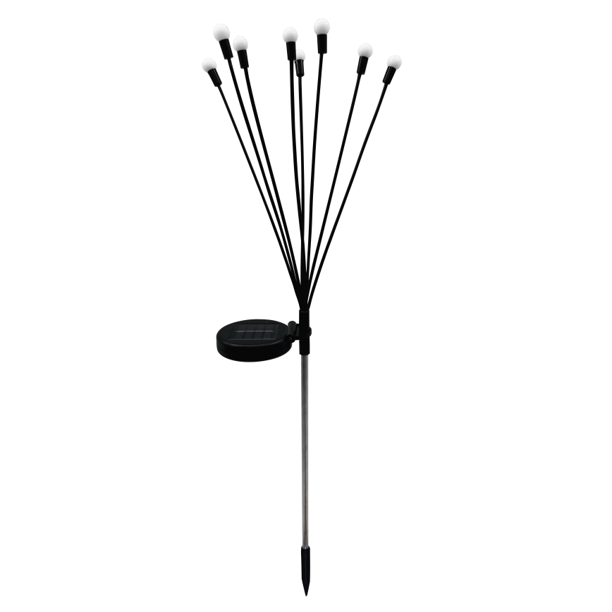 Iluminação decorativa solar LED 8xLED/1,2V 3000K 73 cm 600 mAh IP44