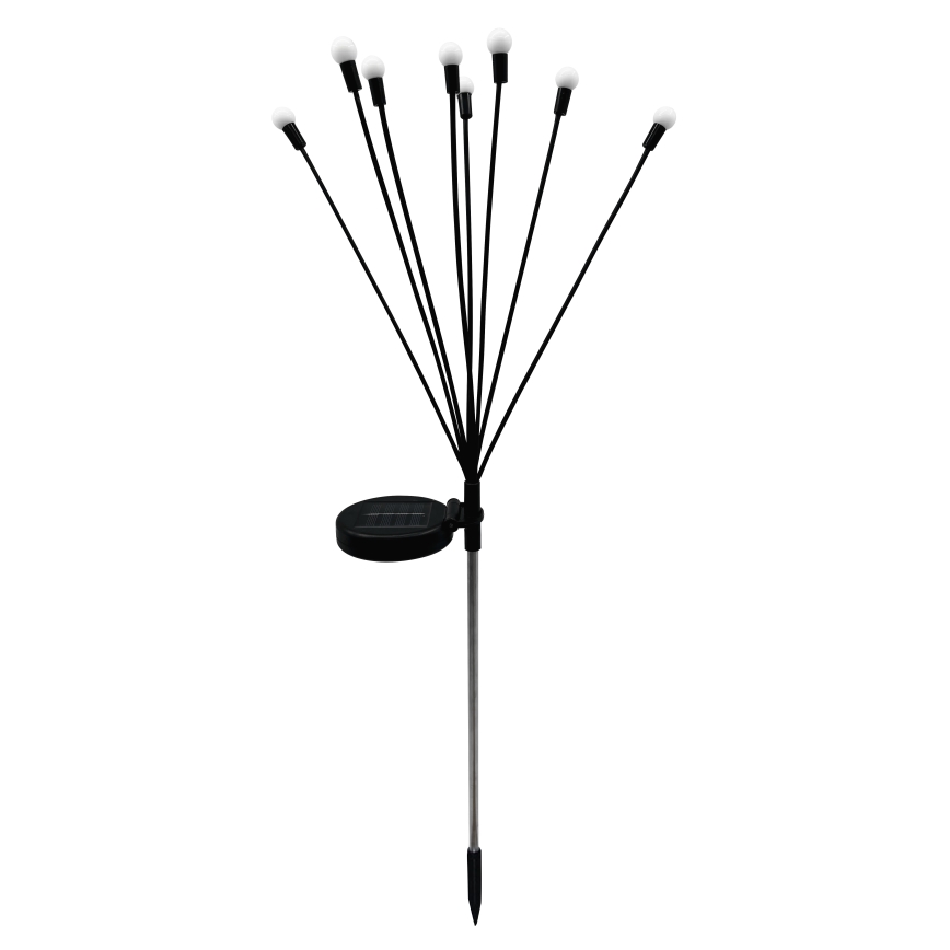 Iluminação decorativa solar LED 8xLED/1,2V 3000K 73 cm 600 mAh IP44