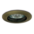 Iluminação embutida 1xGU5,3/50W/12V dourado