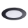 Iluminação embutida de casa de banho LED ROUNDA LED/6W/230V IP44 preta d. 12 cm