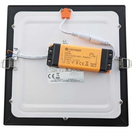 Iluminação embutida de casa de banho LED VEGA LED/12W/230V 2800K 16,8 cm IP44