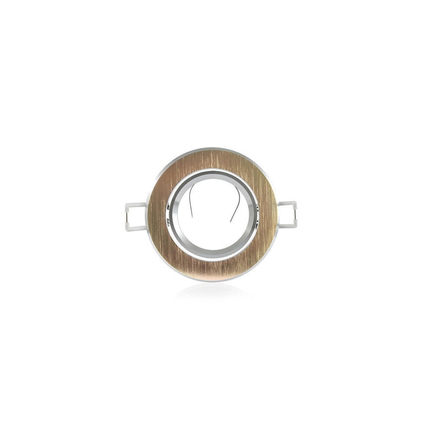Iluminação embutida EAST OPAL 1xGU10/8W/230V diâmetro 8,5 cm dourado