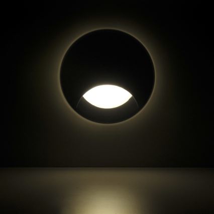 Iluminação embutida exterior para escadas LED Q1 LED/3W/230V IP44