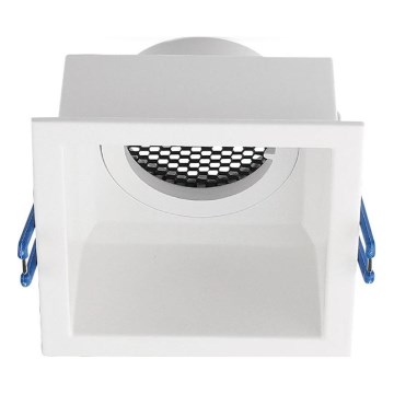 Iluminação embutida GU10 9x9 cm branco