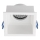 Iluminação embutida GU10 9x9 cm branco