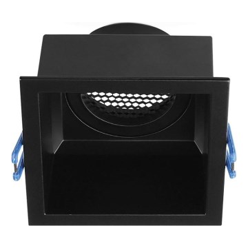 Iluminação embutida GU10 9x9 cm preto