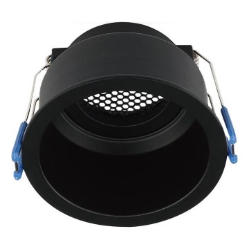 Iluminação embutida GU10 diâmetro 9 cm preto