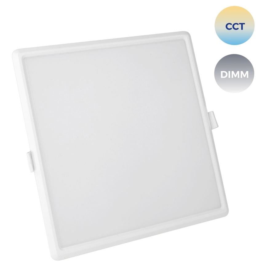 Iluminação embutida LED com regulação ALGINE LED/22W/230V Wi-Fi Tuya quadrada