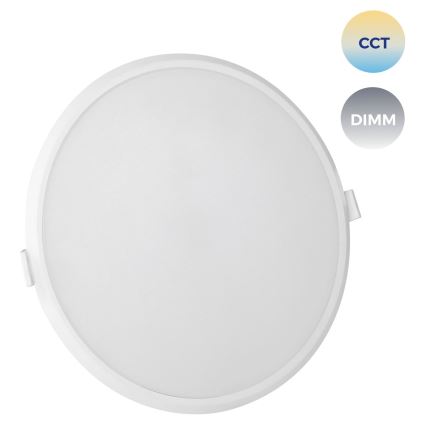 Iluminação embutida LED com regulação ALGINE LED/22W/230V Wi-Fi Tuya redonda