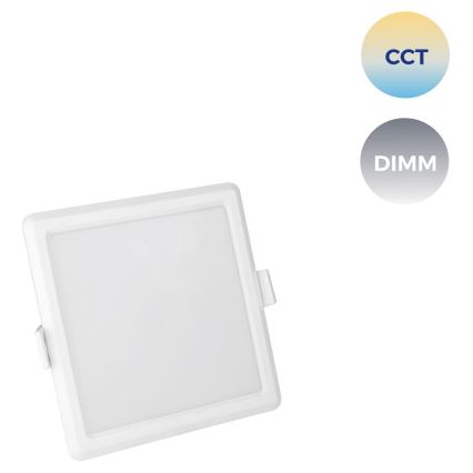 Iluminação embutida LED com regulação ALGINE LED/6W/230V Wi-Fi Tuya quadrada