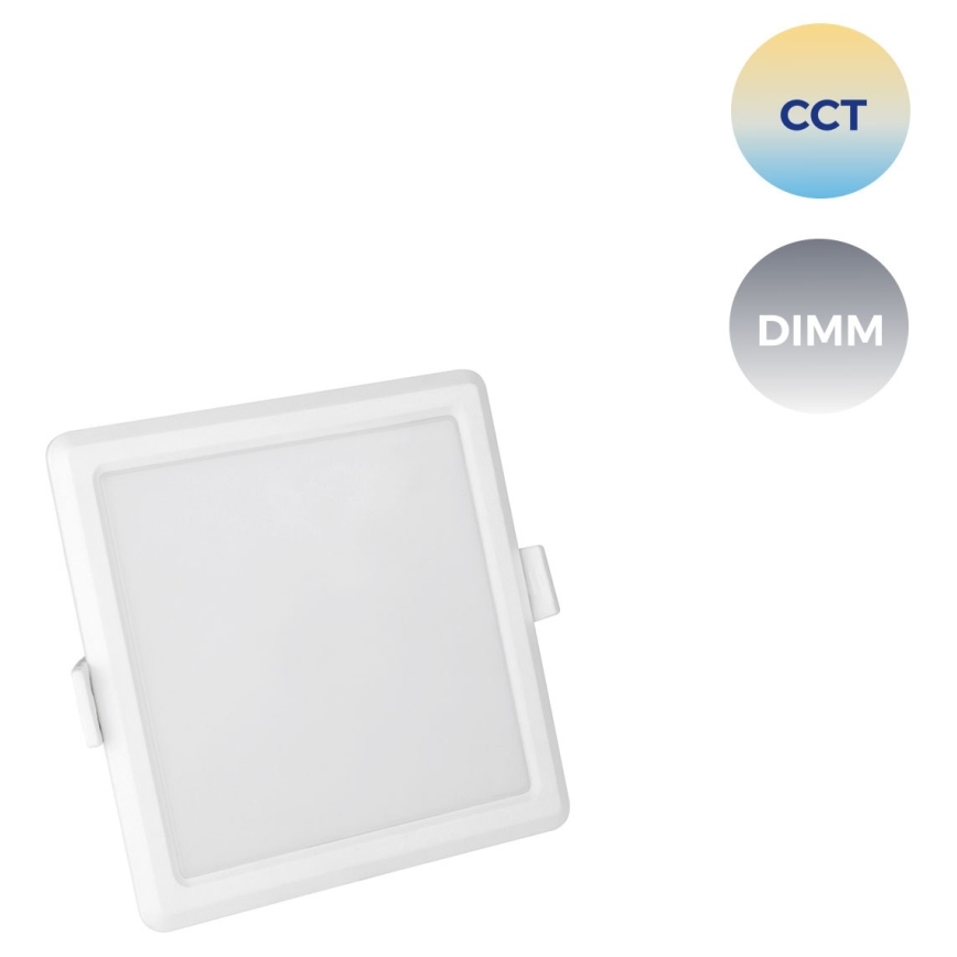 Iluminação embutida LED com regulação ALGINE LED/6W/230V Wi-Fi Tuya quadrada