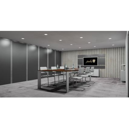 Iluminação embutida LED com regulação LED/12W/230V 3000-6500K Wi-Fi Tuya
