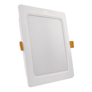 Iluminação embutida LED LED/18W/230V 17x17 cm branco