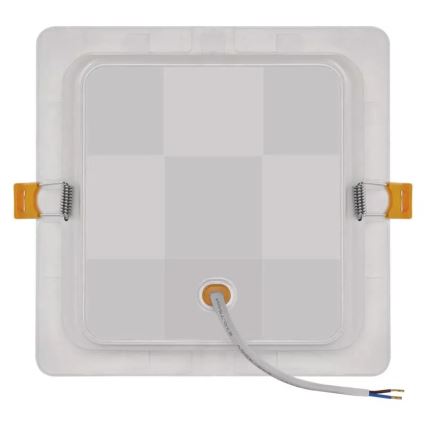 Iluminação embutida LED LED/18W/230V 17x17 cm branco