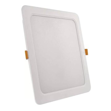 Iluminação embutida LED LED/24W/230V 22x22 cm branco
