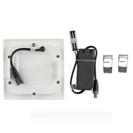 Iluminação embutida LED SAMSUNG CHIP LED/12W/230V 6400K quadrada
