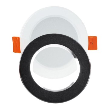 Iluminação embutida LED ZOE LED/4,8W/230V preto