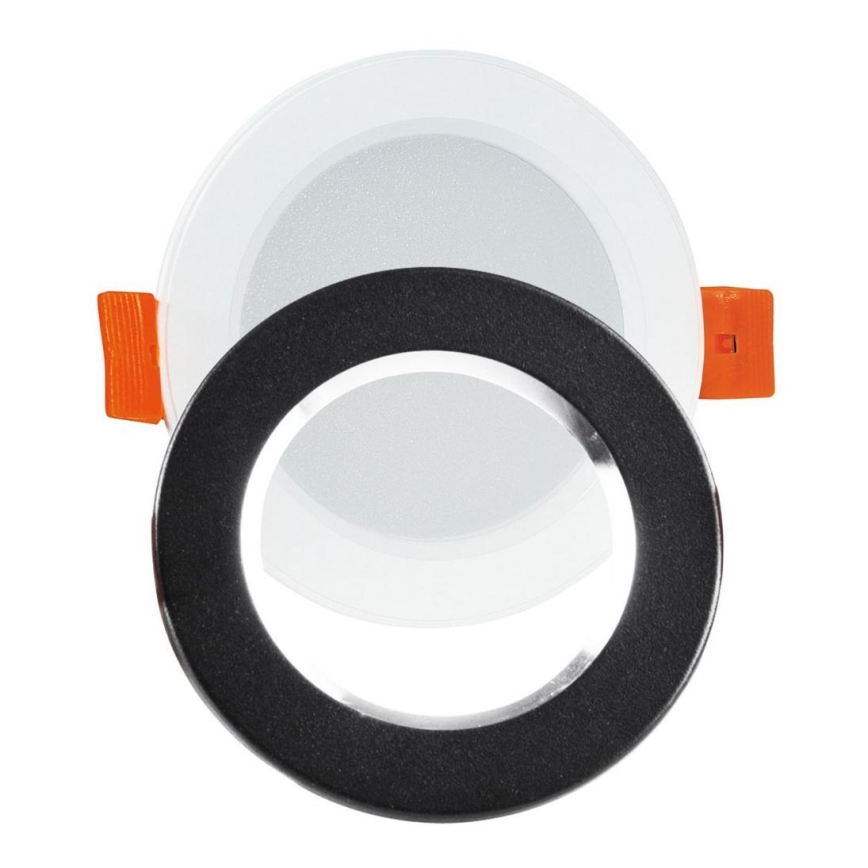 Iluminação embutida LED ZOE LED/4,8W/230V preto