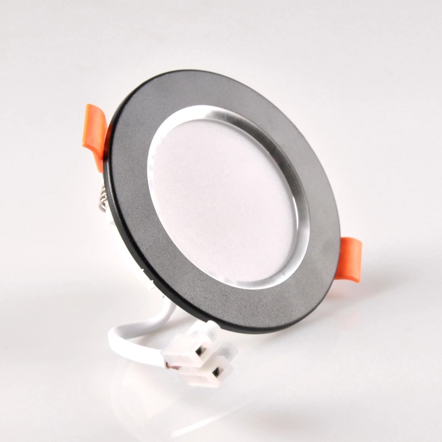 Iluminação embutida LED ZOE LED/4,8W/230V preto