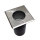 Iluminação exterior de entrada 1xGU10/30W/230V IP44 mate cromado
