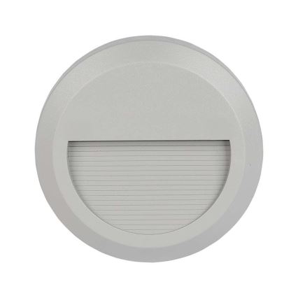 Iluminação exterior de escada LED LED/2W/230V IP65 3000K cinzento