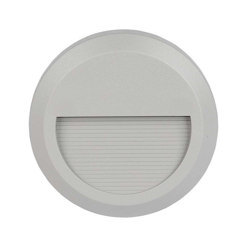 Iluminação exterior de escada LED LED/2W/230V IP65 3000K cinzento