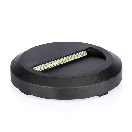 Iluminação exterior de escada LED LED/2W/230V IP65 3000K preto