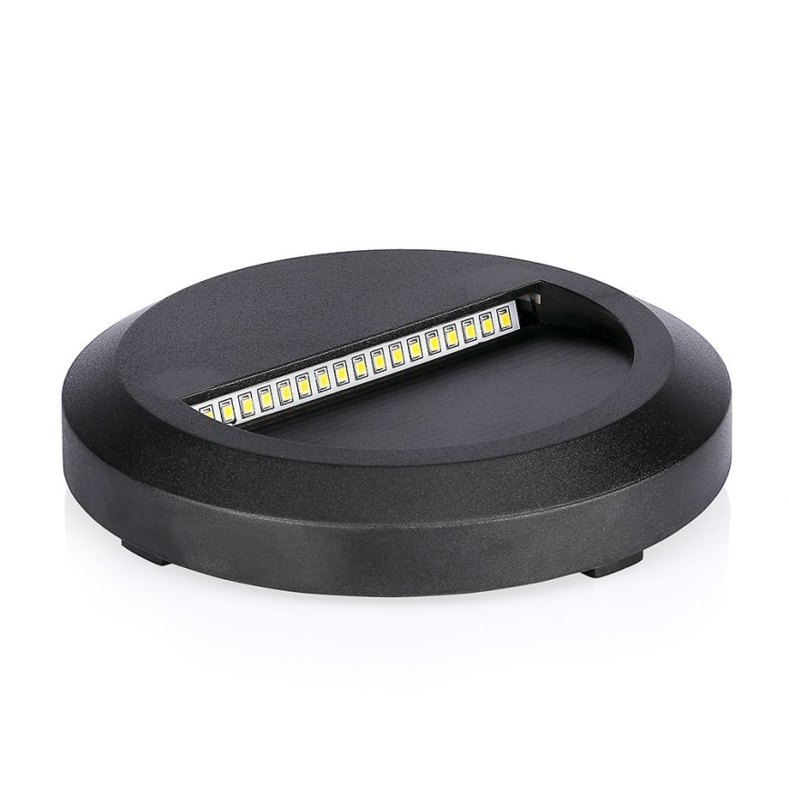 Iluminação exterior de escada LED LED/2W/230V IP65 3000K preto