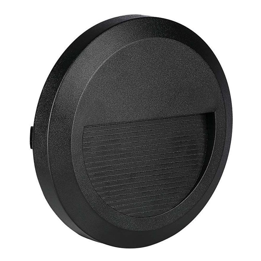 Iluminação exterior de escada LED LED/2W/230V IP65 4000K preto