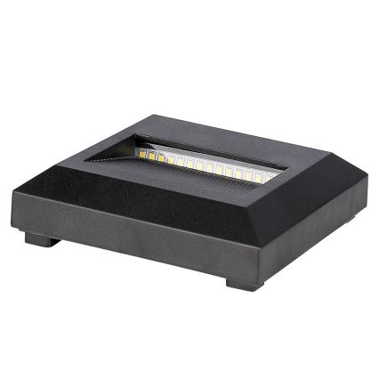 Iluminação exterior de escada LED LED/2W/230V IP65 4000K preto