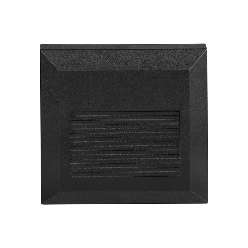Iluminação exterior de escada LED LED/2W/230V IP65 4000K preto