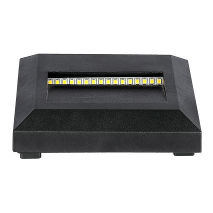 Iluminação exterior de escada LED LED/2W/230V IP65 4000K preto