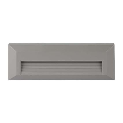 Iluminação exterior de escada LED LED/3W/230V IP65 3000K cinzento