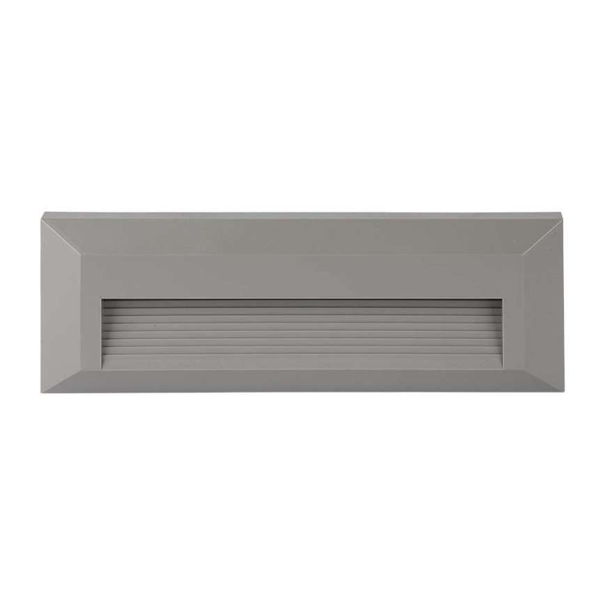 Iluminação exterior de escada LED LED/3W/230V IP65 3000K cinzento