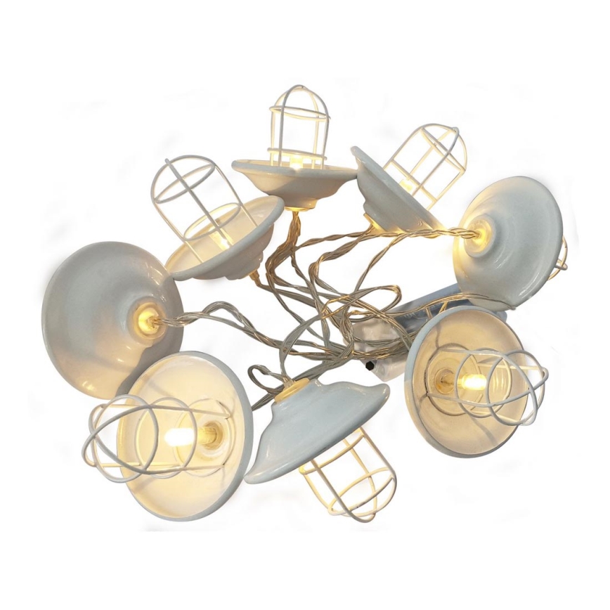 Iluminação exterior decorativa LED LOFT 10xLED/2xAAA