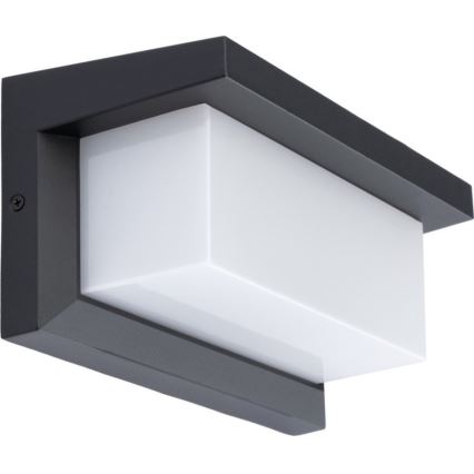 Iluminação de parede exterior LED com lâmpada e sensor de anoitecer NEELY 1xE27/9W/230V IP54 antracite