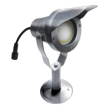 Iluminação exterior LED EASY CONNECT 1xGU10/6,5W/230V IP67 cromado mate