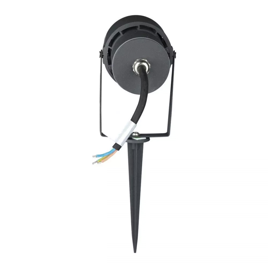 Iluminação exterior LED LED/12W/100-240V IP65 cinzento - iluminação verde