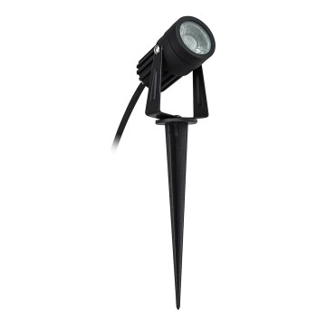 Iluminação exterior LED LED/3W/230V 2800K IP67 preto