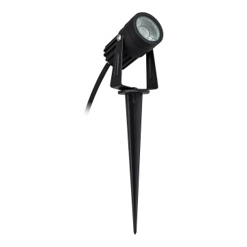 Iluminação exterior LED LED/3W/230V 4000K IP67 preto