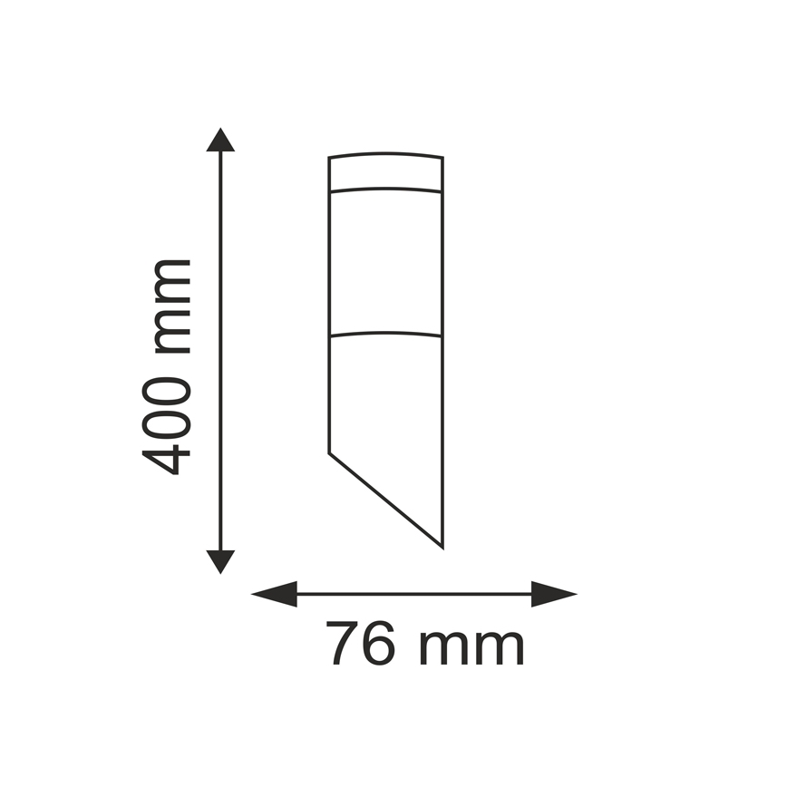 Iluminação exterior LED LIVIA 1xE27/7W/230V 4000K IP44