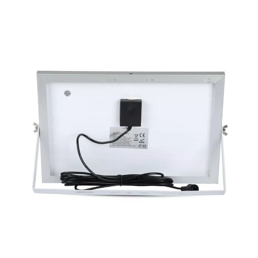 Iluminação exterior solar LED com regulação LED/12W/3,2V 6000K IP65 + CR