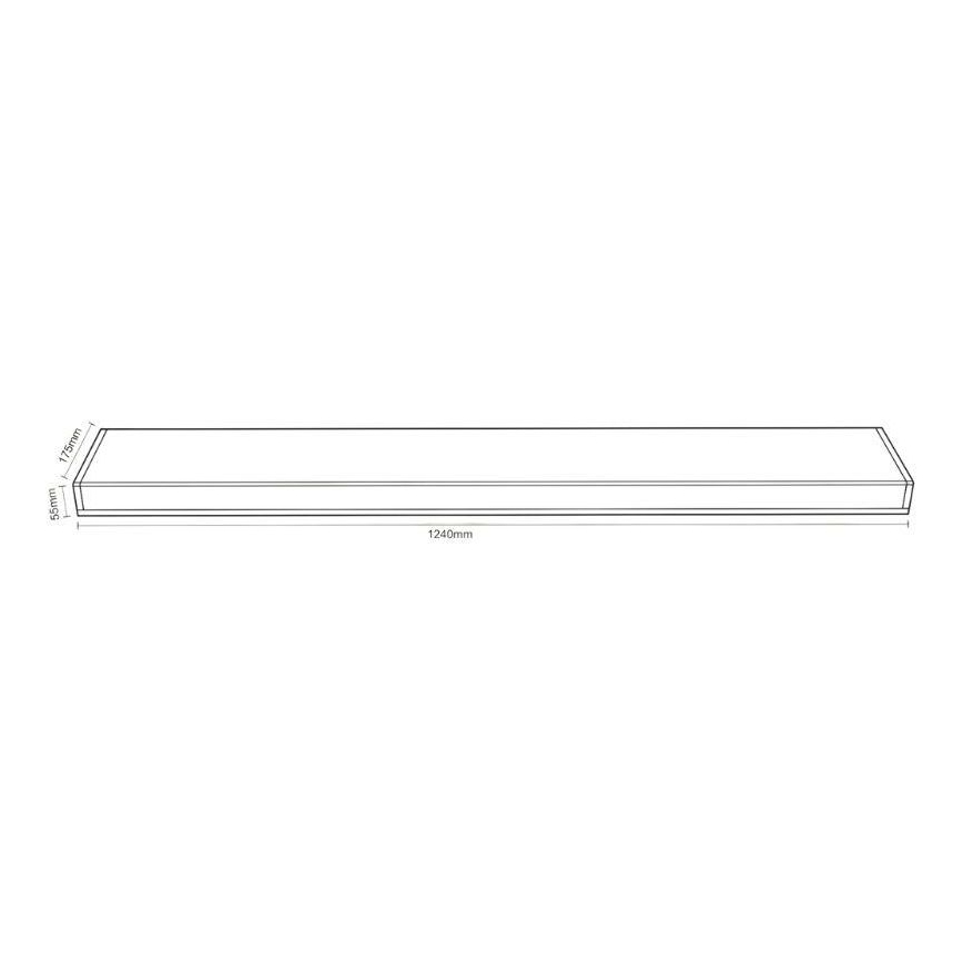 Iluminação fluorescente 2xG13/18W/230V 124 cm