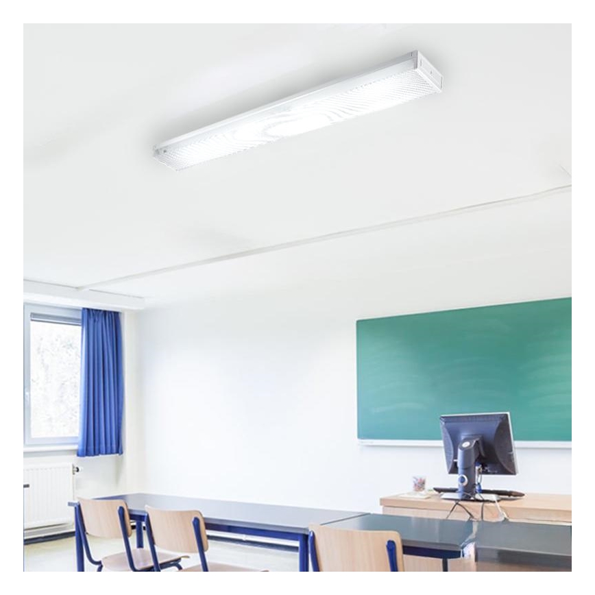 Iluminação fluorescente T8 2xG13/18W/230V 124 cm