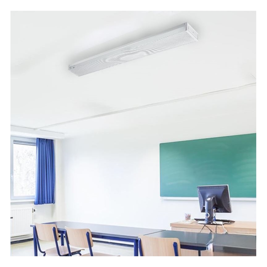 Iluminação fluorescente T8 2xG13/18W/230V 124 cm
