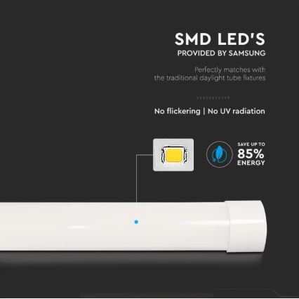 Iluminação fluorescente LED SAMSUNG CHIP LED/50W/230V 6500K