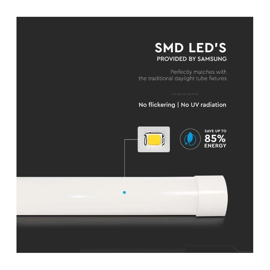 Iluminação fluorescente LED SAMSUNG CHIP LED/50W/230V 6500K