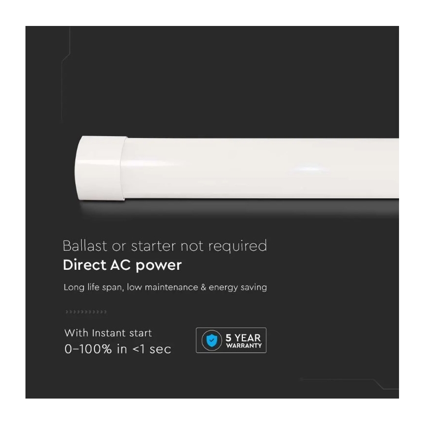 Iluminação fluorescente LED SAMSUNG CHIP LED/50W/230V 6500K